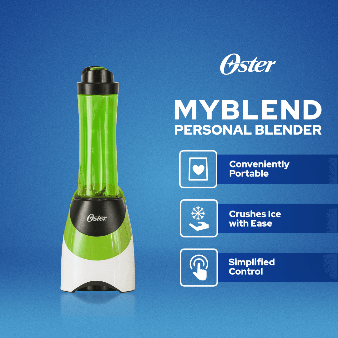 OS MYBLEND BOTTLE W/ LID GREEN - Lorikeet