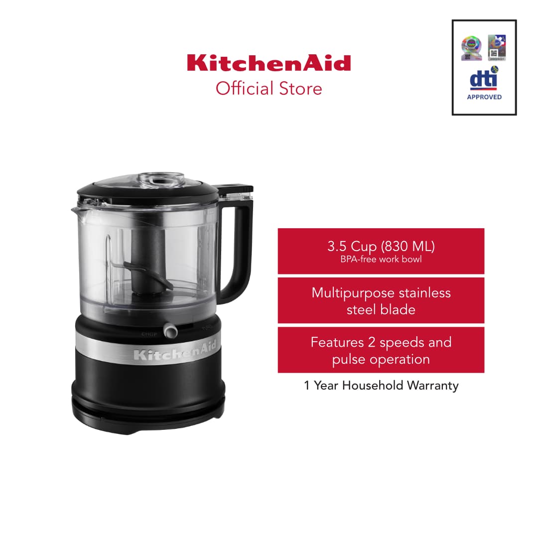KitchenAid 3.5Cup Mini Food Processor 220V - 5KFC3516