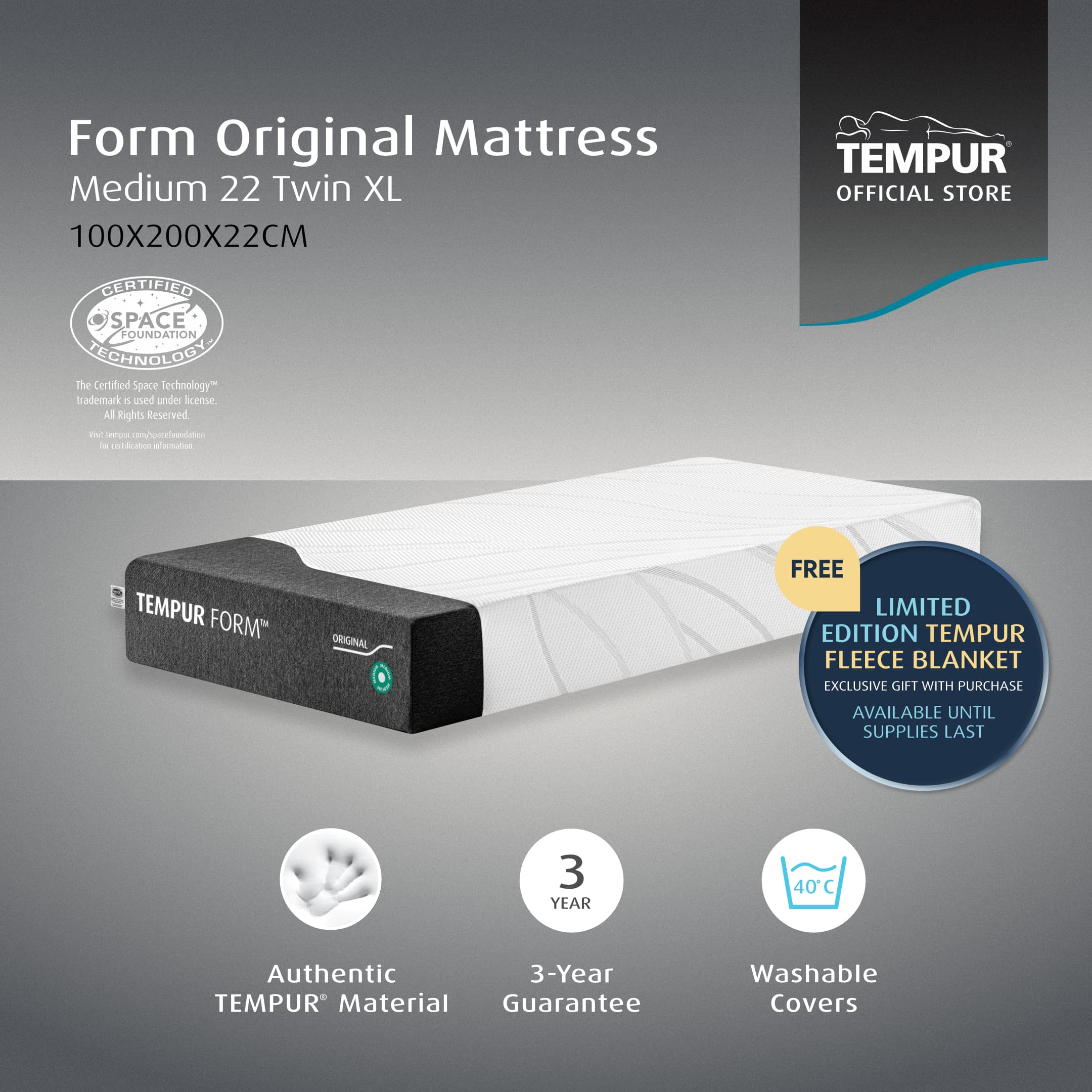 Tempur Form Original Medium 22 Mattress