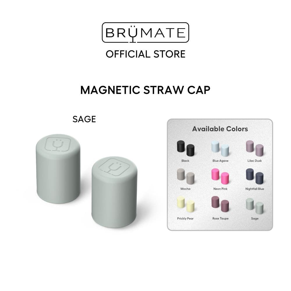 Magnetic Straw Cover [2 Pack]