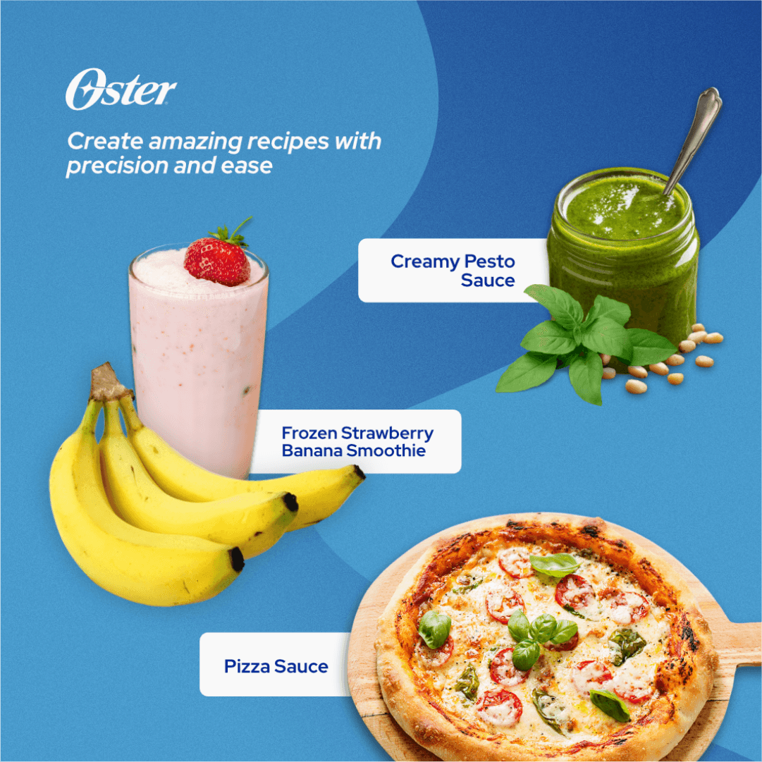 Oster 10-Speed Blender with All-Metal Drive™ System, 375 watts (4172 Osterizer) Blender Shaker, Grinder, Food Chopper - Lorikeet