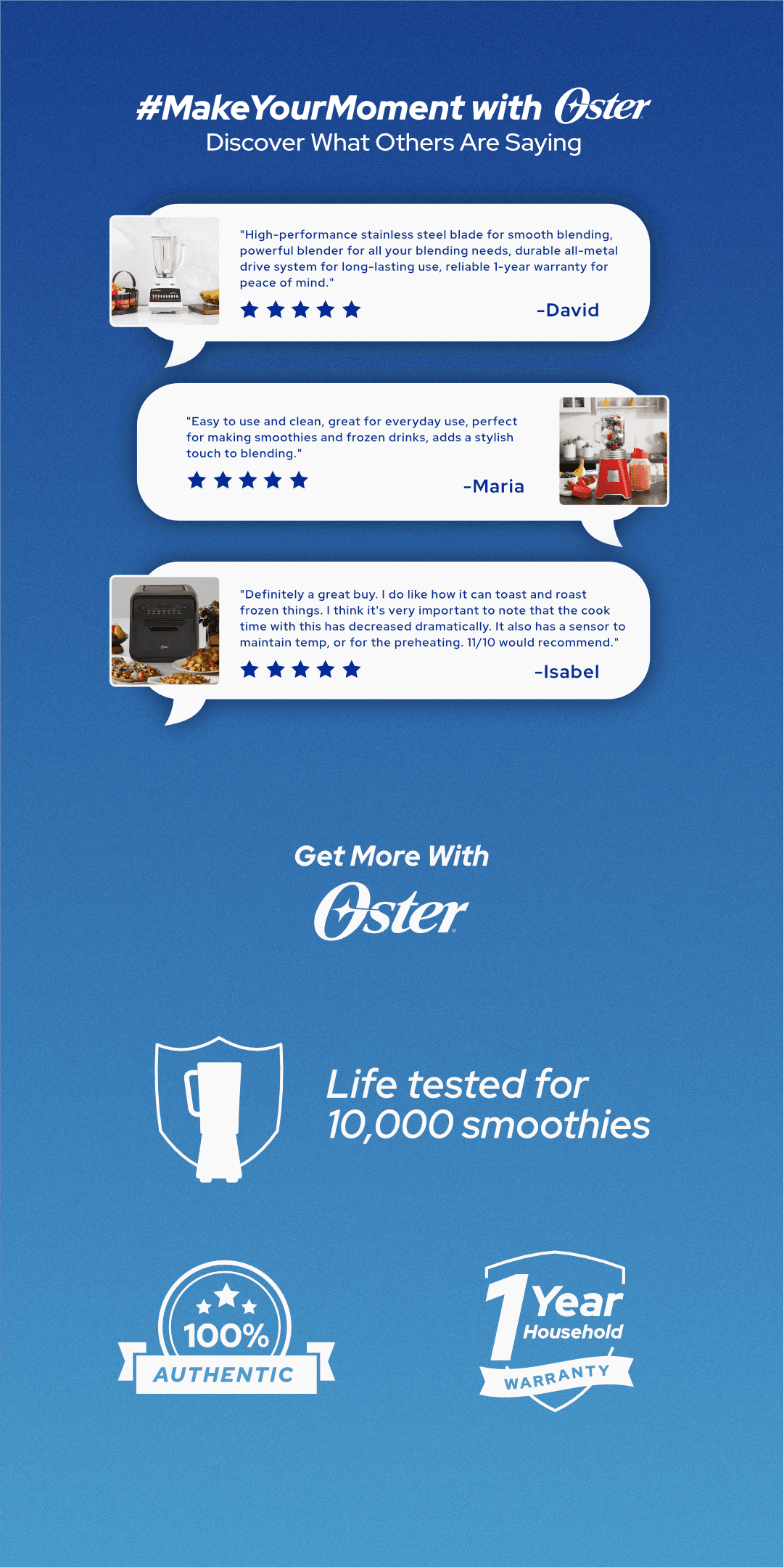 Oster 8-Speed Blender with All-Metal Drive™ System, 450 watts, Blender Shaker, Grinder, Food Chopper - Lorikeet